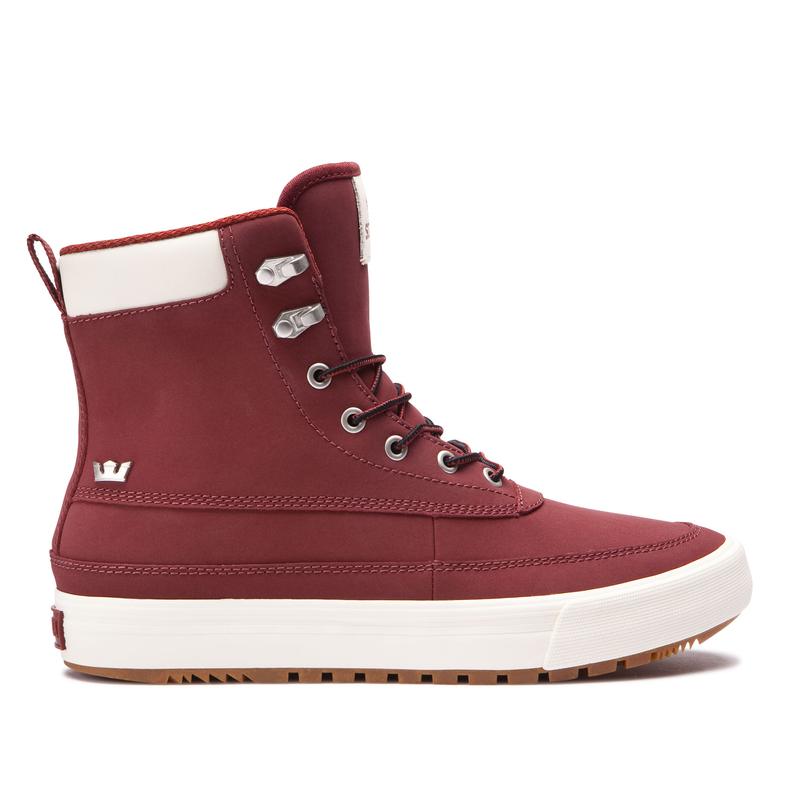 Supra OAKWOOD Sneaker High Damen Bordeaux Sale GRXVT3520